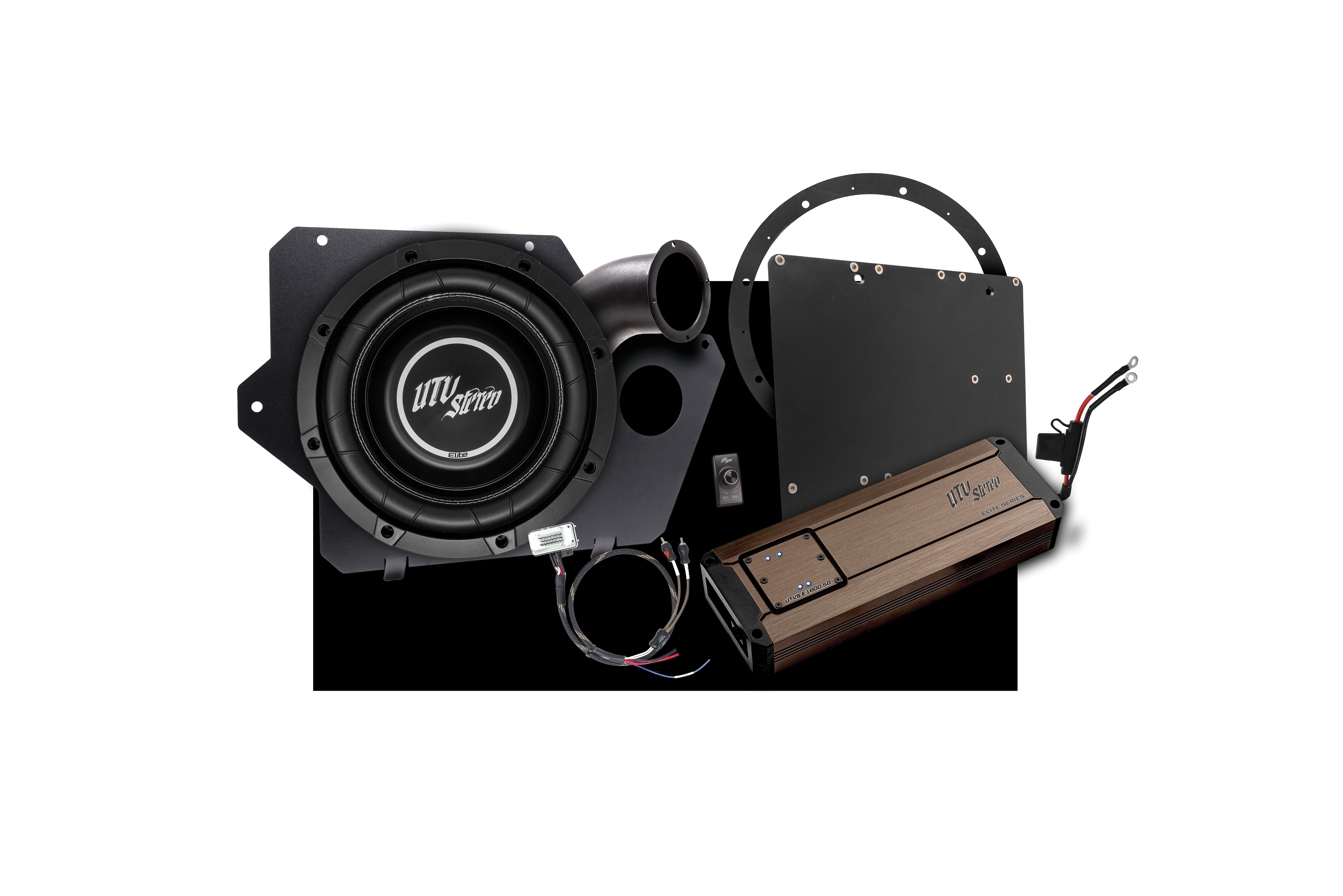 Polaris® Xpedition 1200W 10" Subwoofer Kit | UTVS-XPD-SUB-1200-1