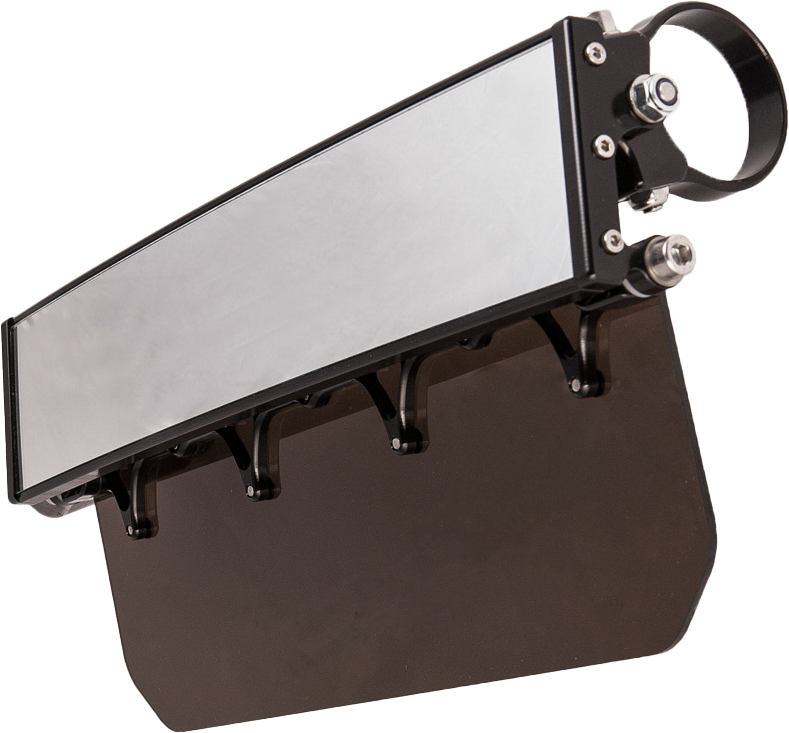 12" PANO REARVIEW MIRROR SUN VISOR