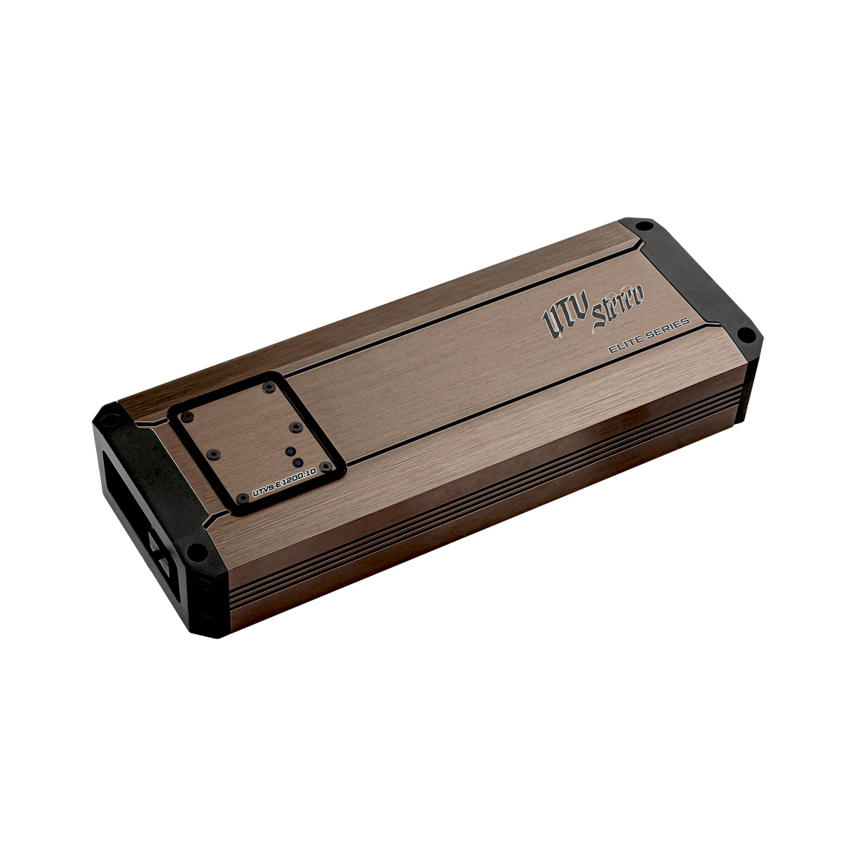 UTV Stereo Elite Series mono amplifier with brushed bronze finish