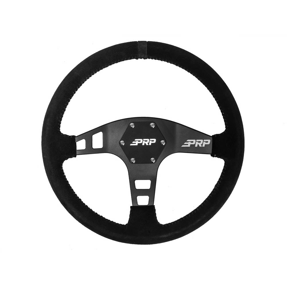 PRP Flat Suede Steering Wheel- Blue