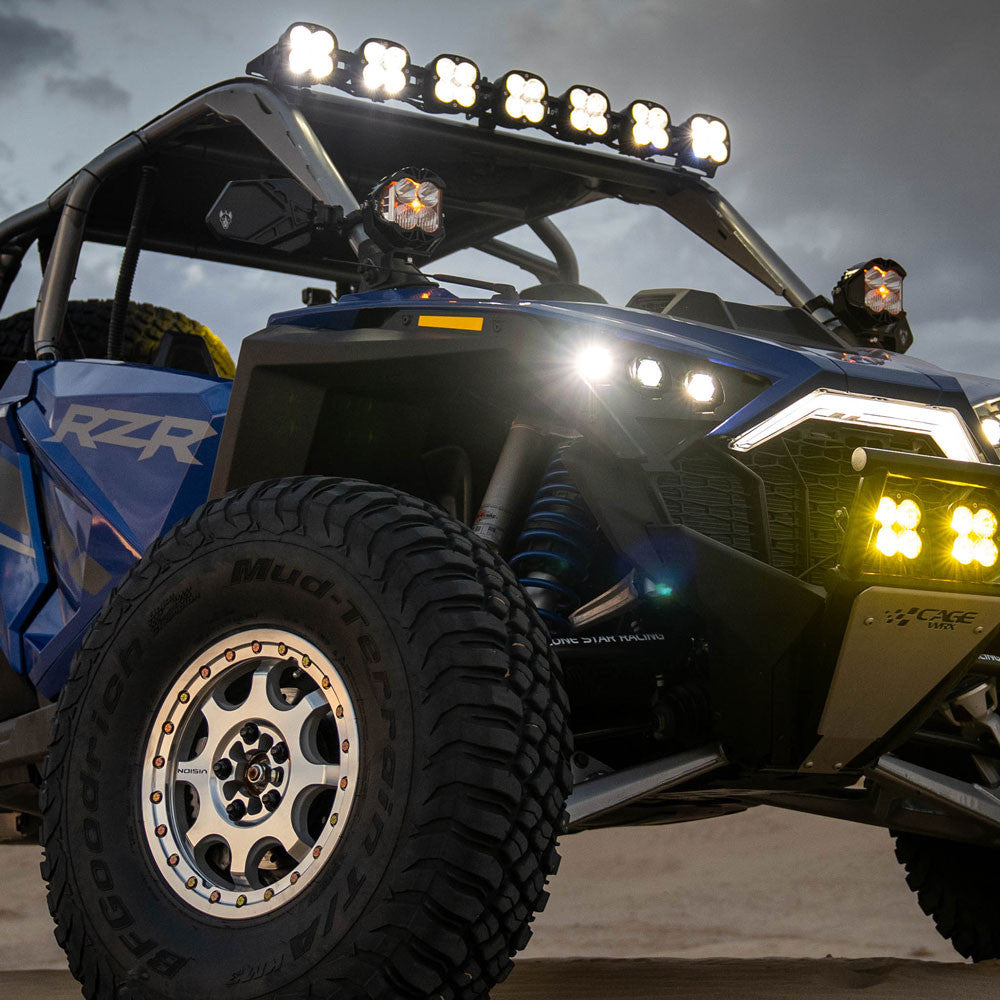 Baja Designs Polaris Pro-R 7 XL Linkable Roof Bar Kit