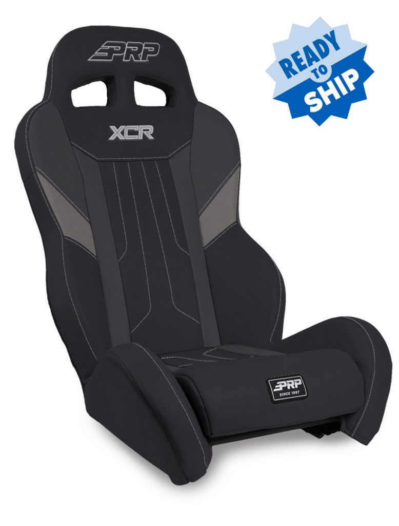 PRP XCR Polaris RZR UTV Suspension Seat - Black/Gray