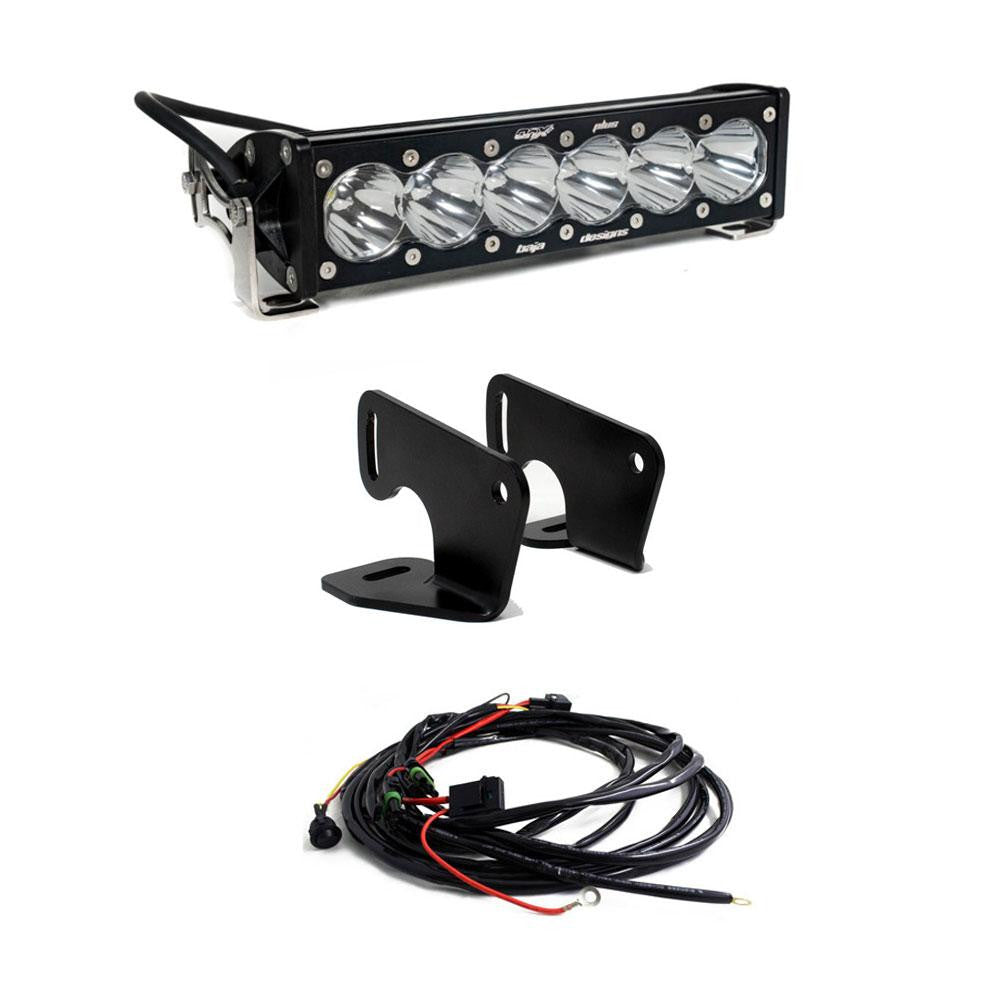 Baja Designs Polaris RZR Pro XP Hood Light Mount Kit 10in OnX6+