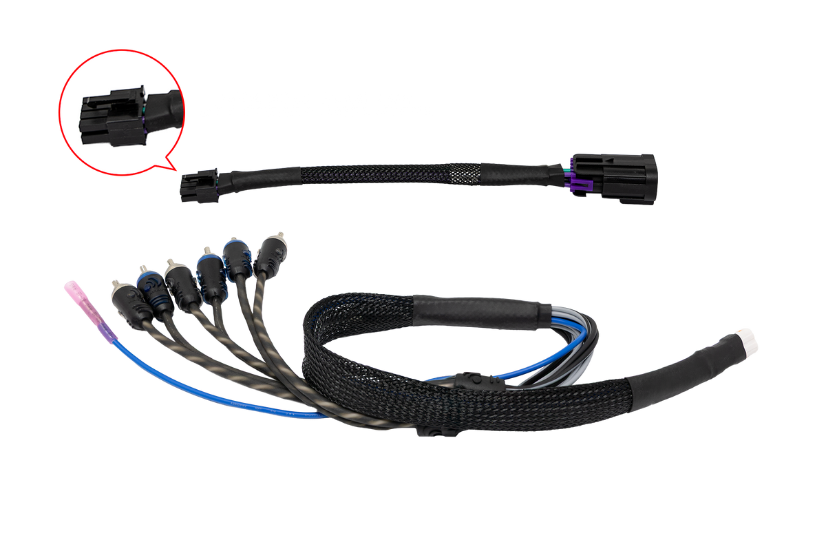 KawasakiÂ® Teryx H2 Garmin TreadÂ® RCA Output Kit - 6 CH w/ Remote | UTVS-H2-GRM-RCA-OUT-KIT