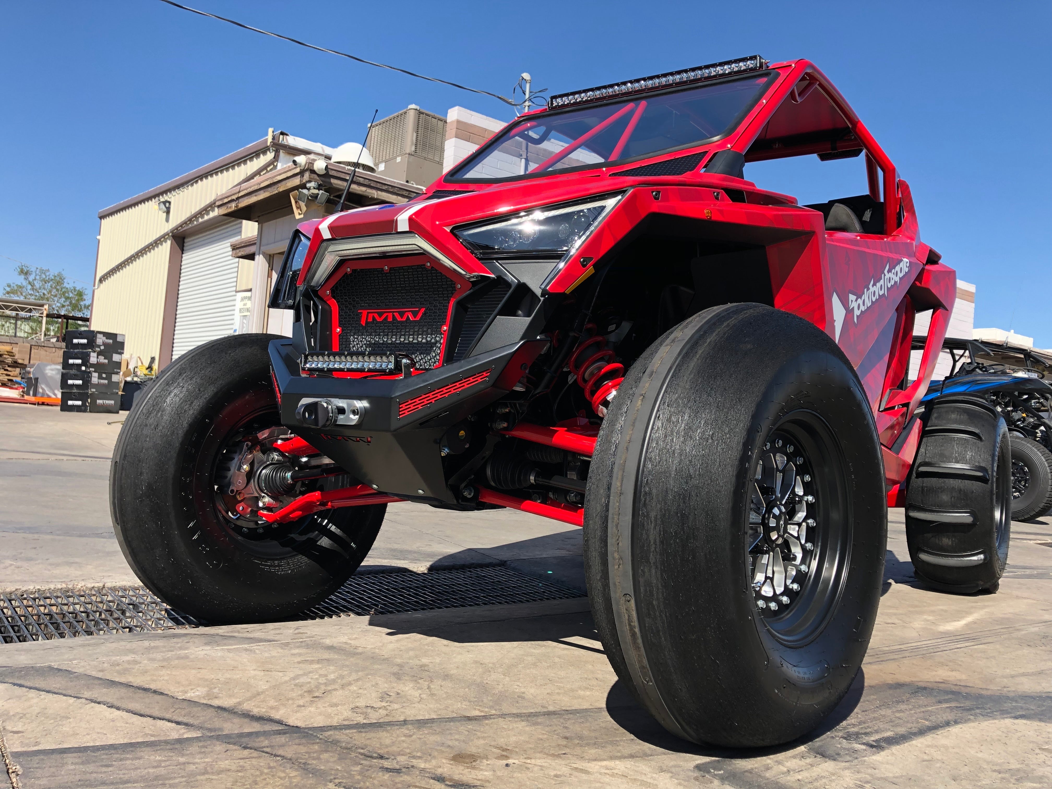 TMW DOMINATOR RZR PRO XP Winch Front Bumper