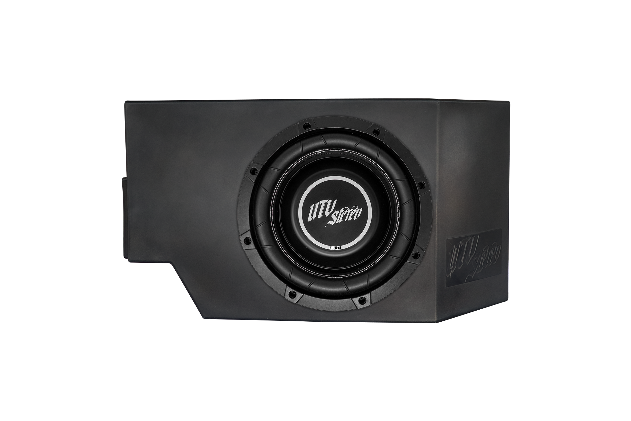 Can-Am® Defender Vented 10" Passenger Subwoofer Enclosure Unloaded | UTVS-DEF-VENC-UNDRST-PASS