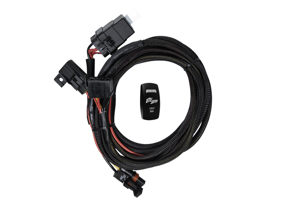 RZR® Pro Series High Current Harness + Rocker Switch & Pulse Bar Plug ...