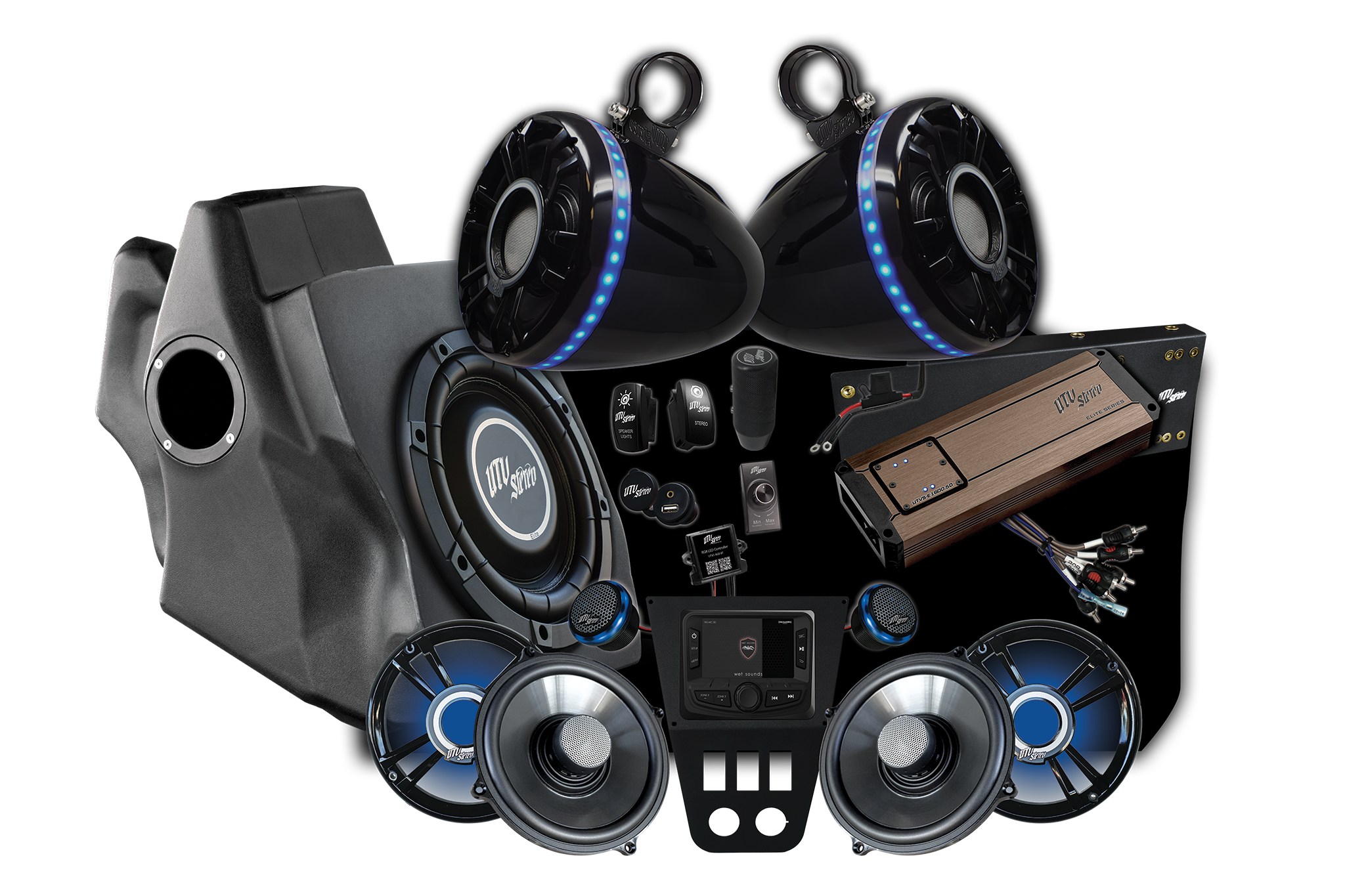 RZR® Pro Series Elite Stage 6 Stereo Kit | UTVS-PRO-S6-E