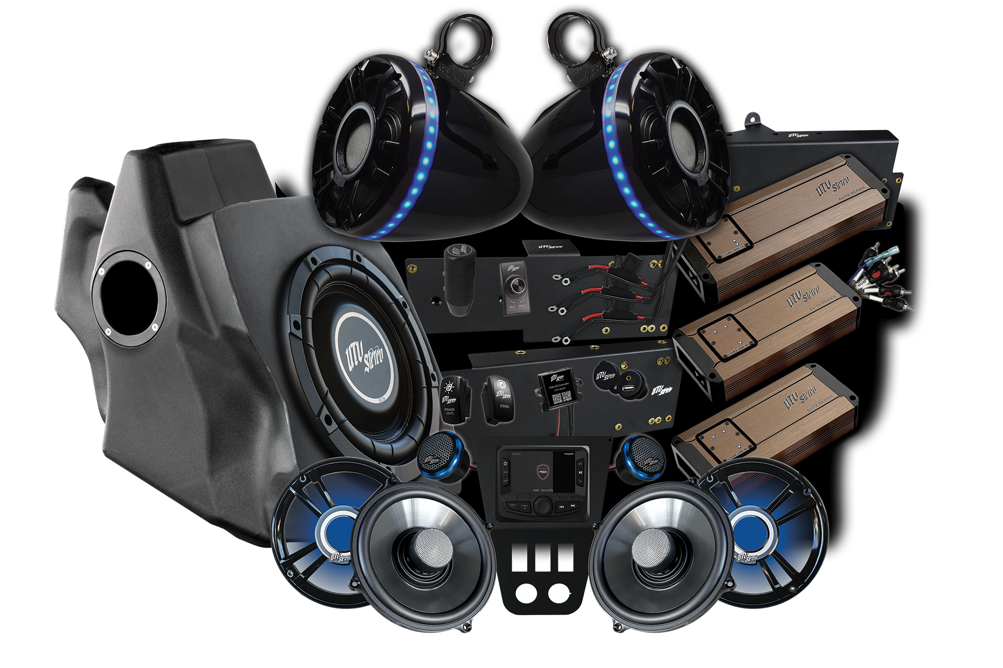 RZR® Pro Series Elite Stage 8 Stereo Kit | UTVS-PRO-S8-E