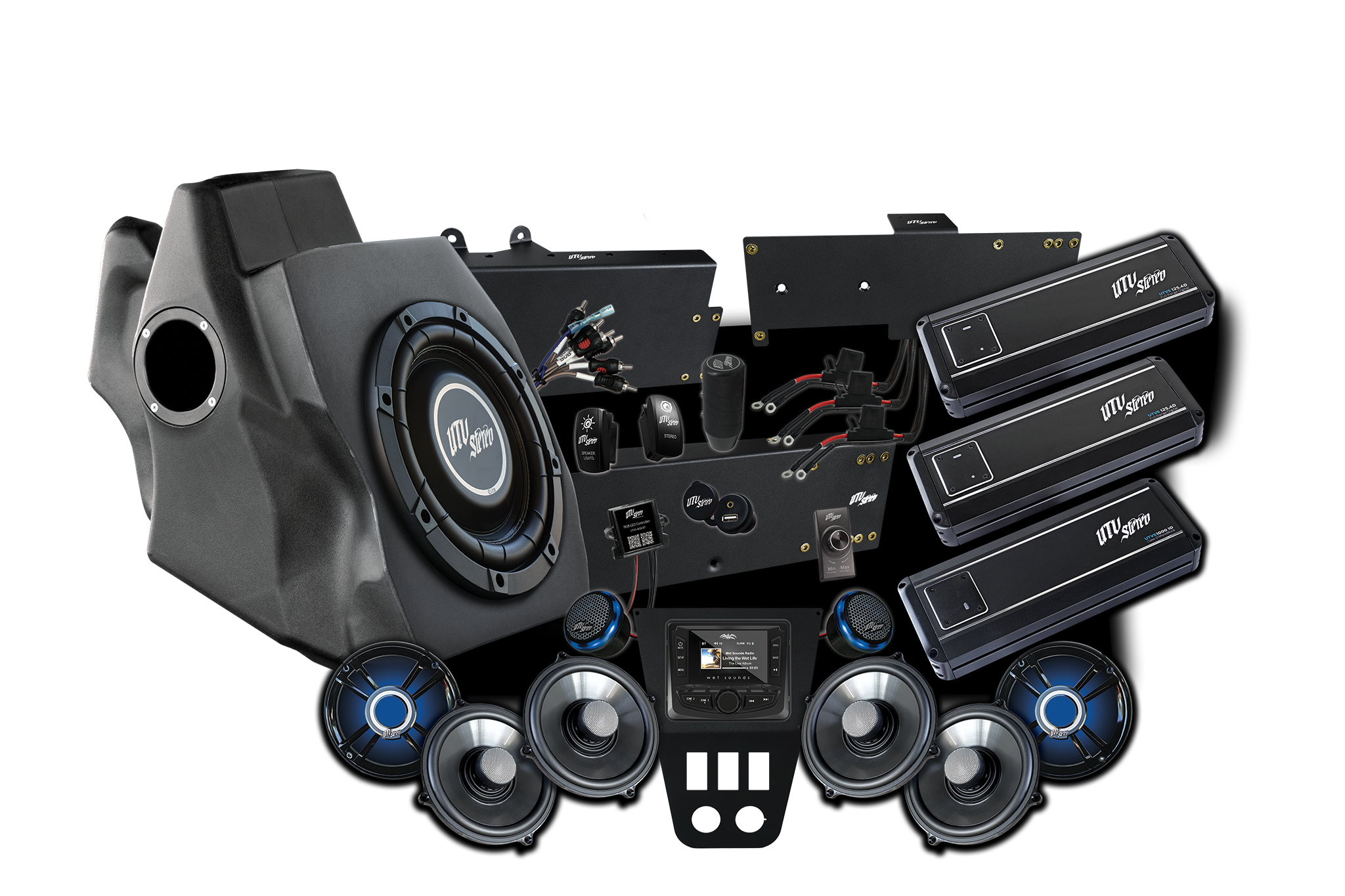 RZR® Pro Series Signature Stage 8 Stereo Kit | UTVS-PRO-S8-S