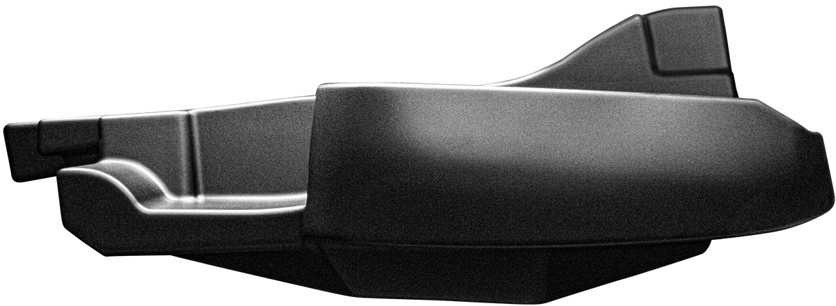 Black UTV Stereo molded plastic enclosure