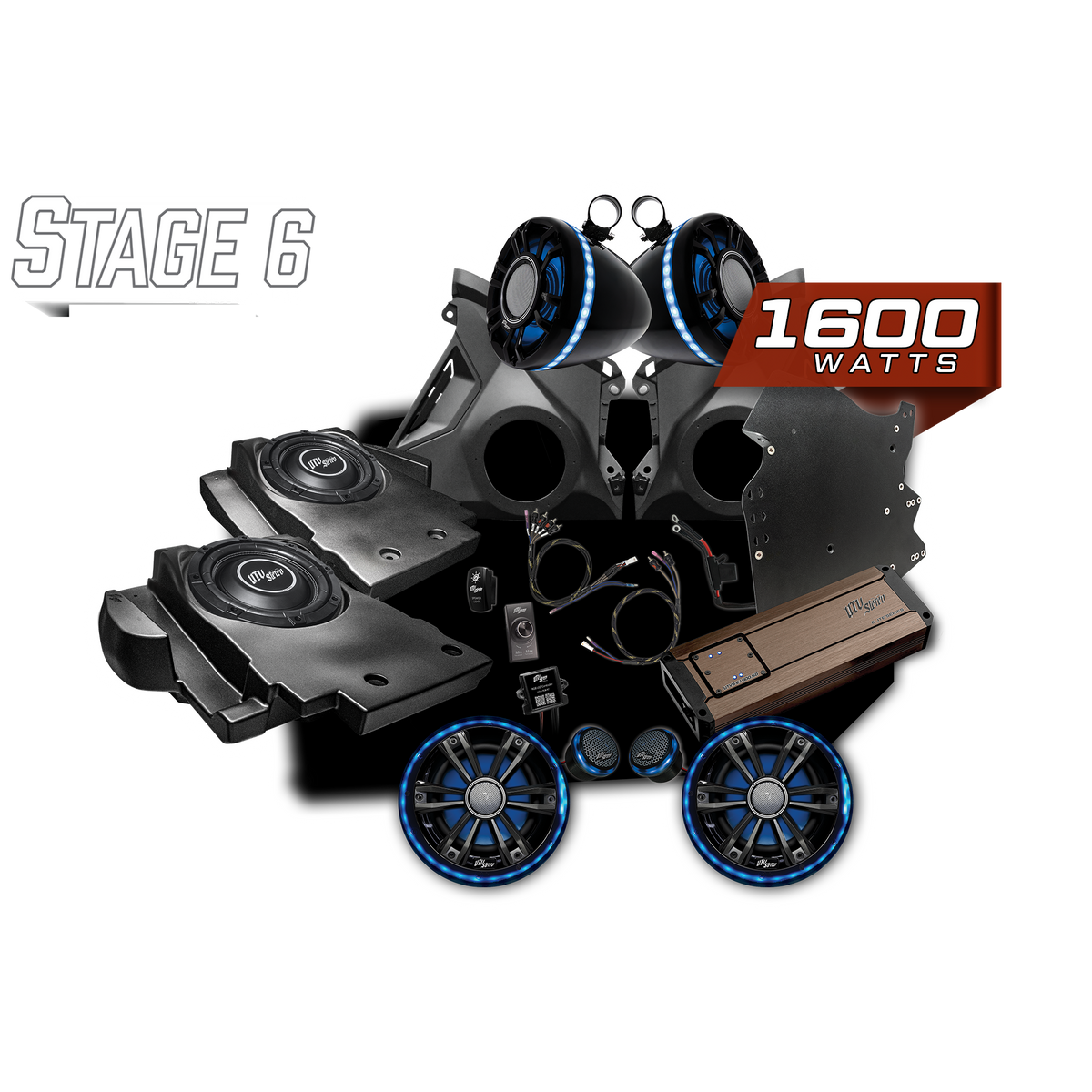 Can-AmÂ® Maverick R BRP GO! Elite Series Stage 6 Stereo Kit | UTVS-R-S6-E-GO