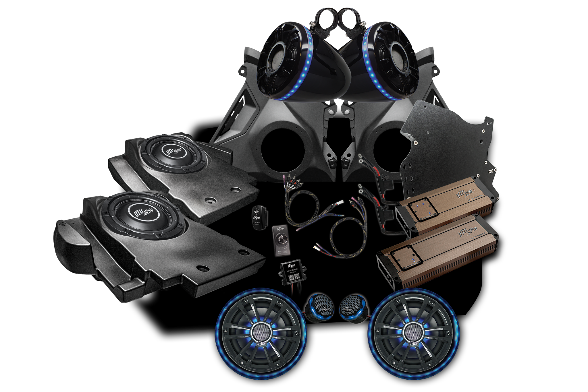 Can-Am® Maverick R Elite Series Stage 7 Stereo Kit | UTVS-R-S7-E