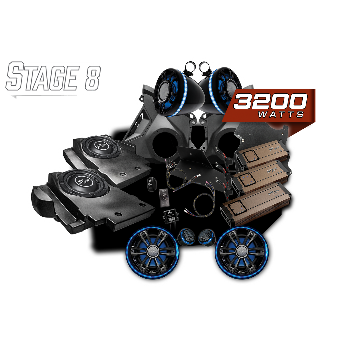 Can-AmÂ® Maverick R BRP GO! Elite Series Stage 8 Stereo Kit | UTVS-R-S8-E-GO