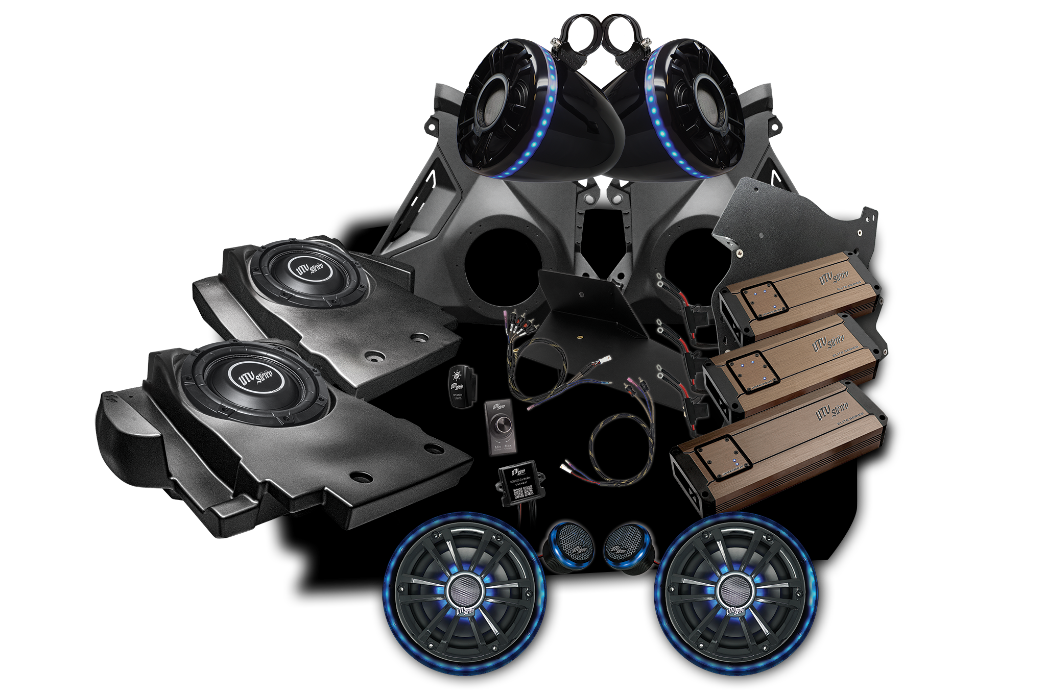 Can-Am® Maverick R Elite Series Stage 8 Stereo Kit | UTVS-R-S8-E