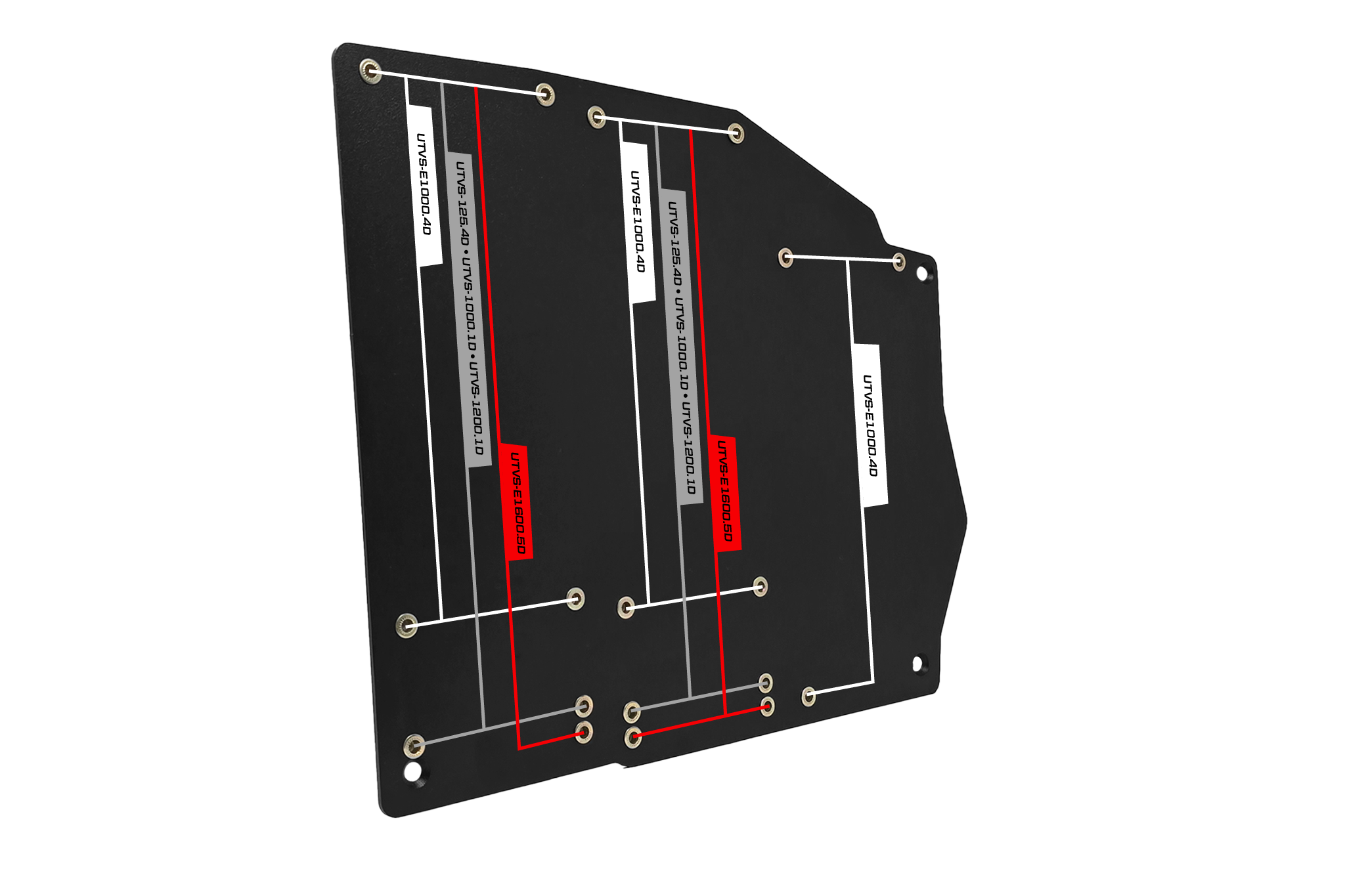 Polaris® Ranger 1500 Rear Amplifier Mount | UTVS-RNG-AMPMT-REAR