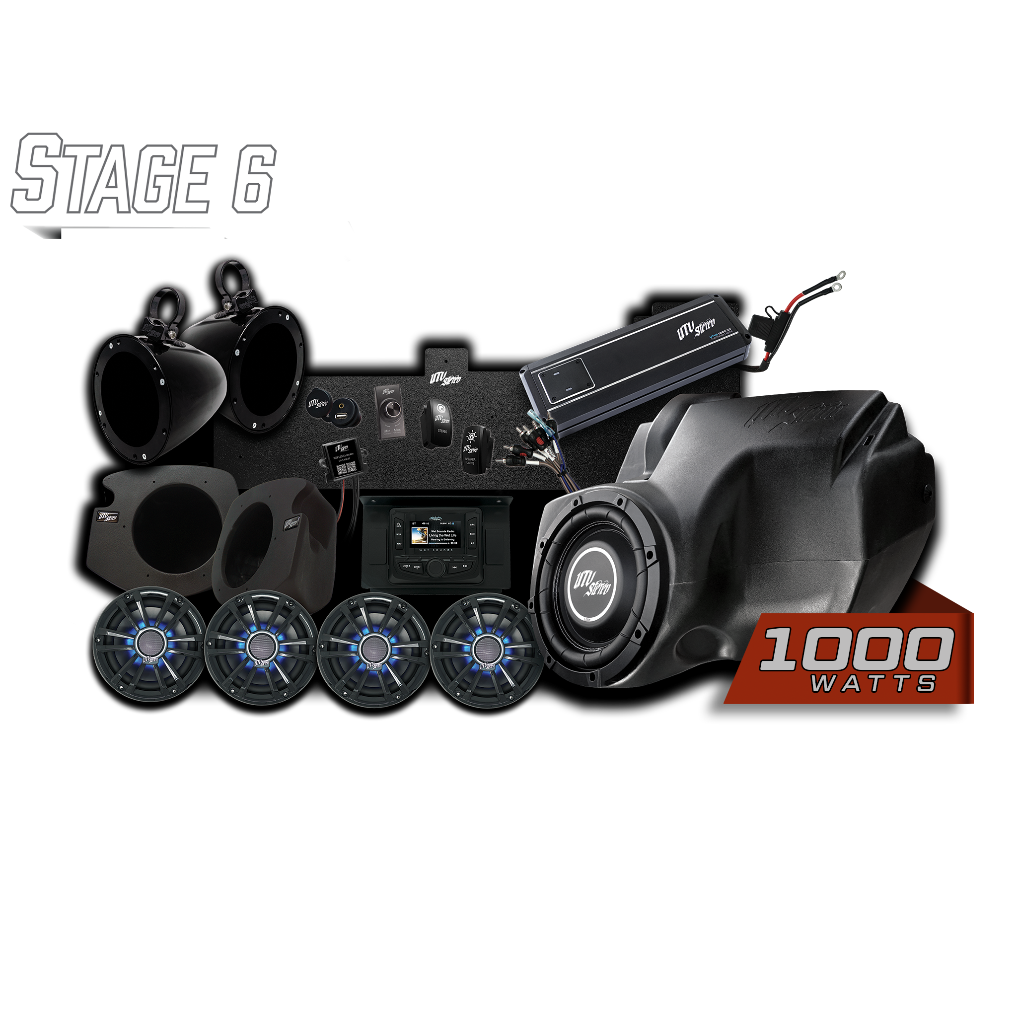 RZR® Signature Series Stage 6 Stereo Kit | UTVS-RZR-S6-S