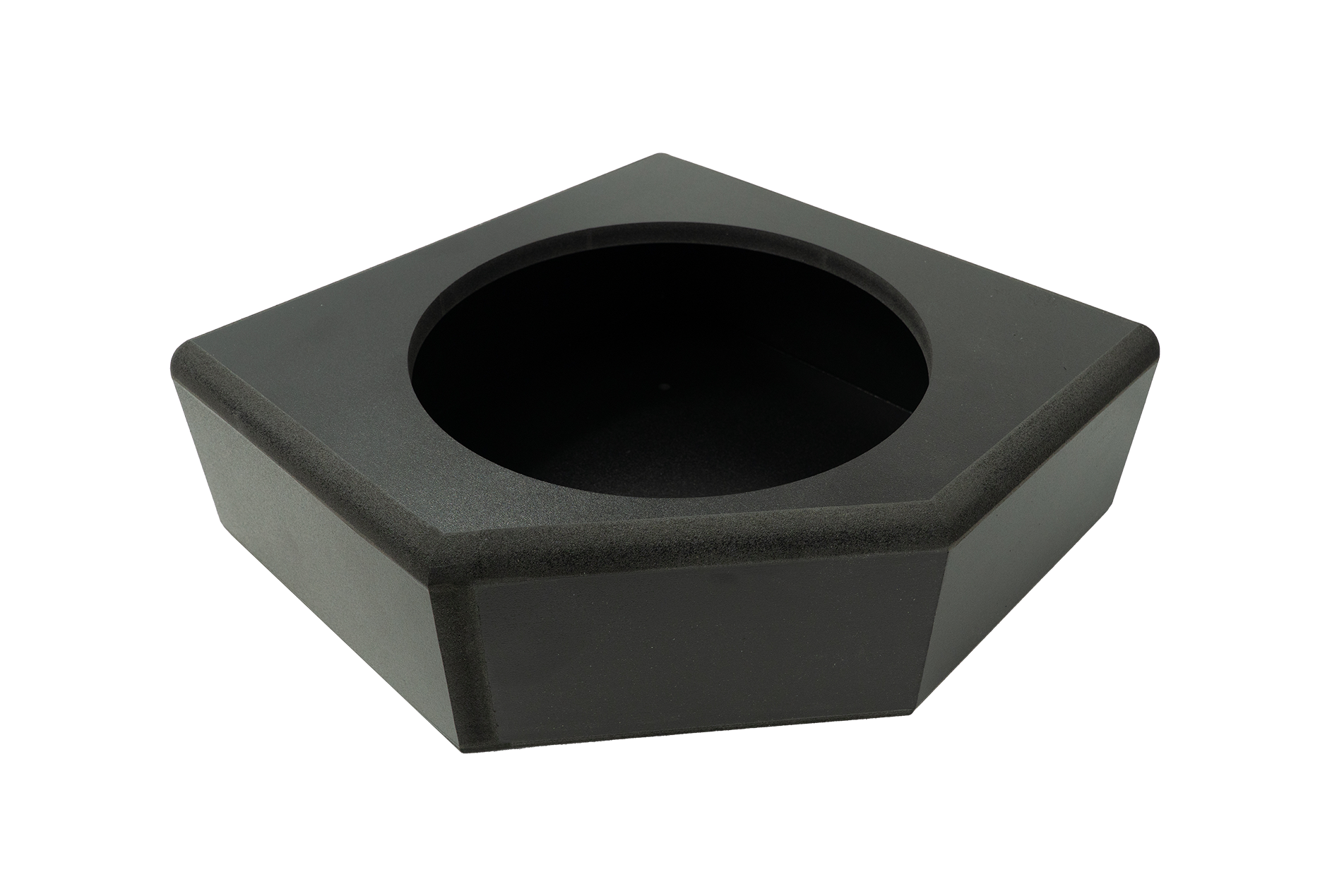 17+ Can-Am® X3 Rear Low-Profile Driver Side 10 Subwoofer Enclosure  Unloaded | UTVS-X3-ENC-LP-RDRIVER