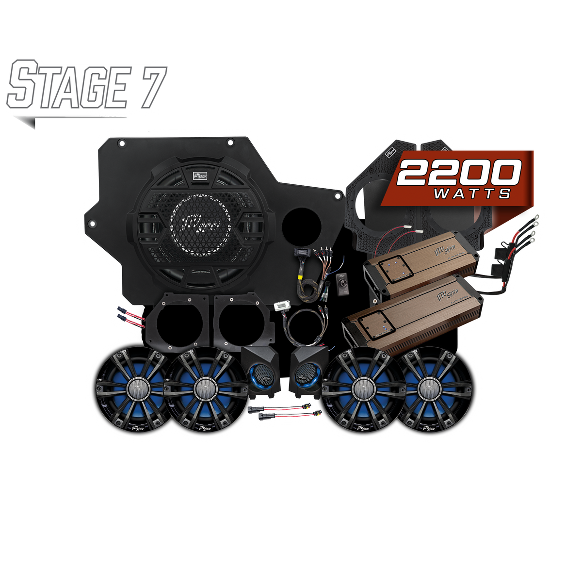 Polaris Xpedition Ride CommandÂ® Stage 7 Stereo Kit | UTVS-XPD-S7-RC