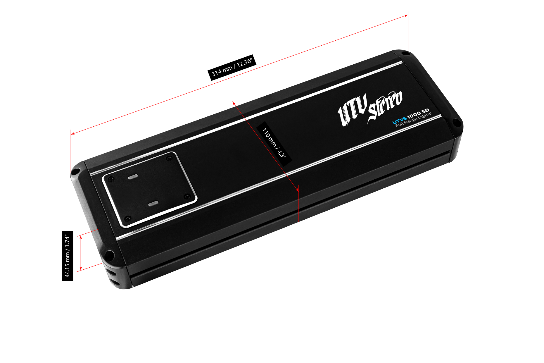 Signature Series 1000W 5-Channel Amplifier | UTVS1000.5D