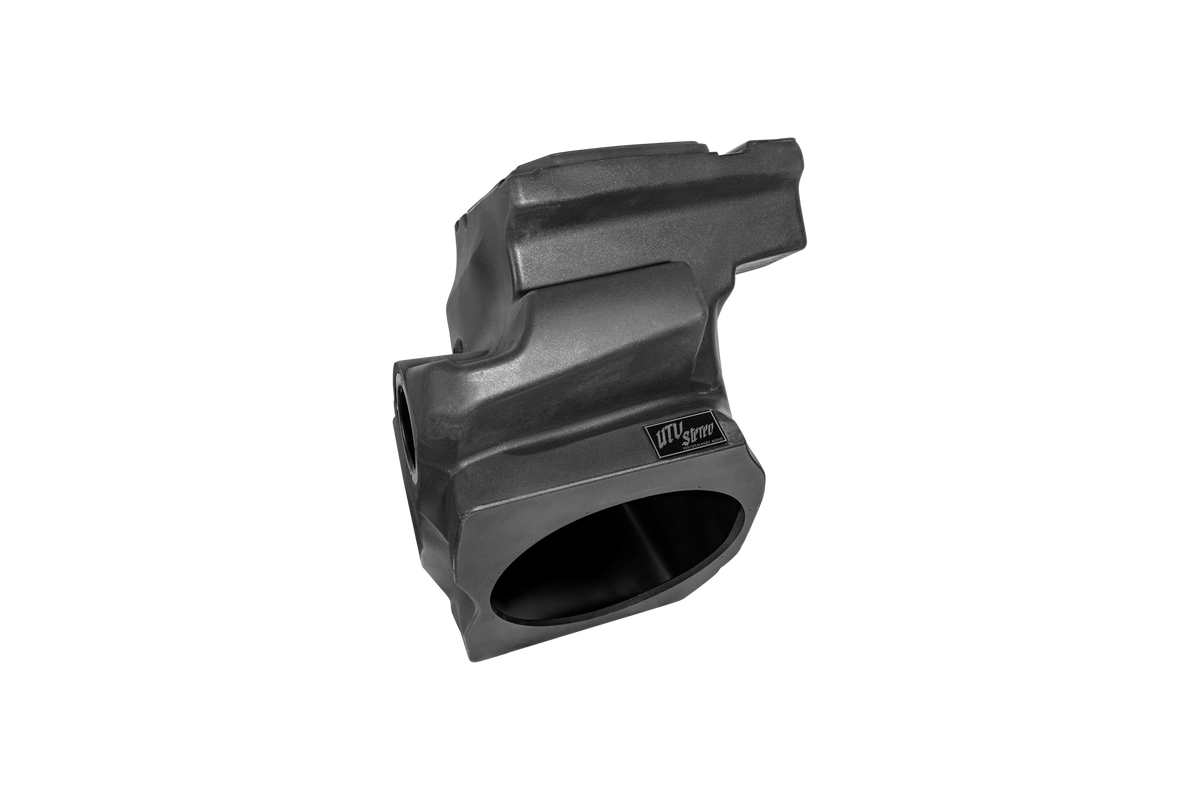 Black UTV Stereo speaker enclosure for vehicle audio installation
