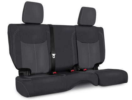 PRP 13-18 Jeep Wrangler JK Rear Seat Cover/2 door - Black/Grey