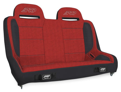 PRP  Jeep Wrangler JKU/JLU Elite Series Rear Bench- Red