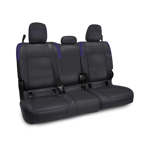 PRP Jeep Wrangler JT Rear Bench Covers - with no Armrest - Black/Purple