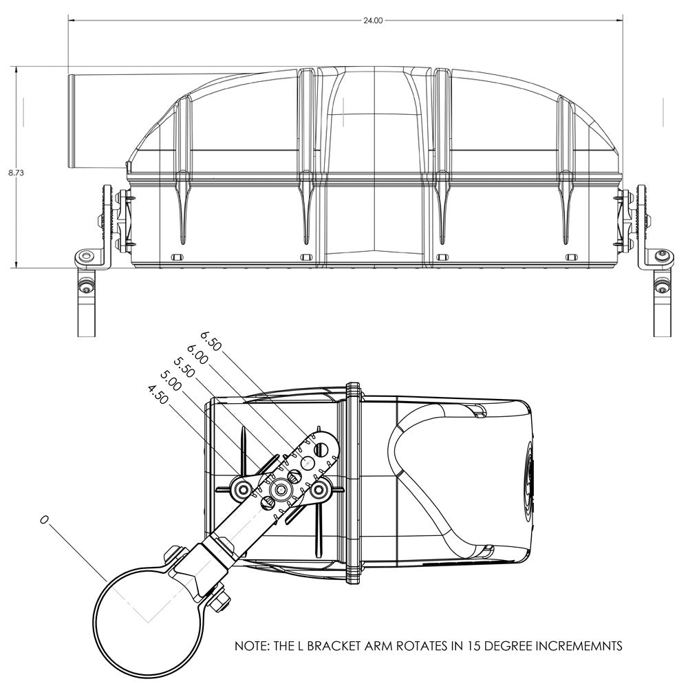 PARTICLE SEPARATOR FOR 2020-2024 KAWASAKI KRX 1000