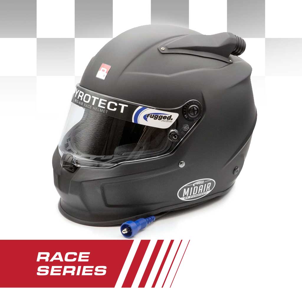 auto racing helmet for motorcycle Pyrotect MIDAIR RACE Helmet Wired OFFROAD