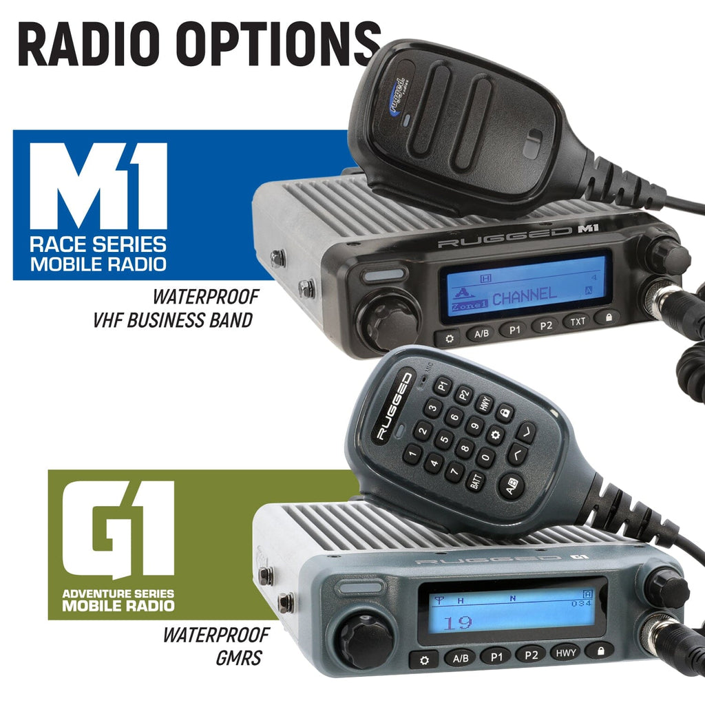 Can-Am Commander and Maverick Complete Communication Kit with Intercom and 2-Way Radio - Glove Box Mount