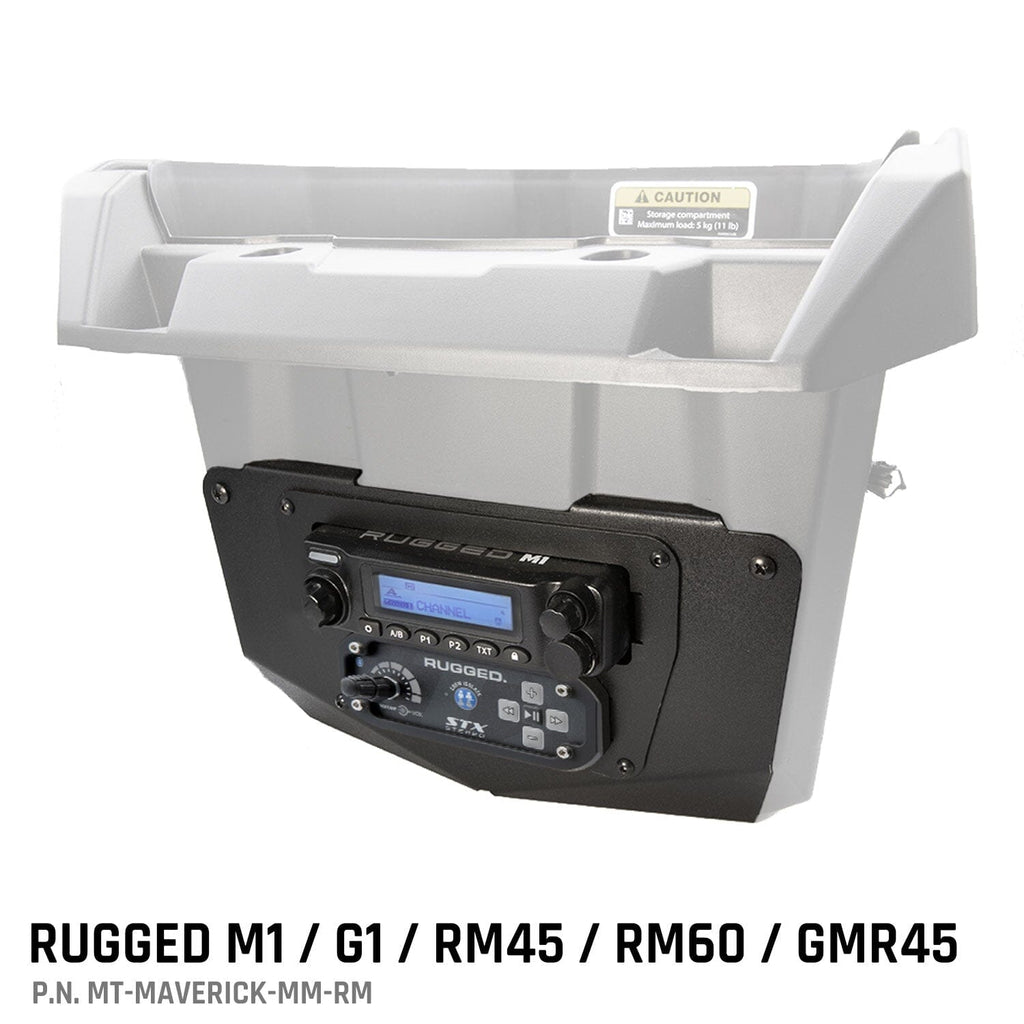 Can-Am Commander and Maverick - Glove Box Multi-Mount Kit for Rugged UTV Radios and Intercoms