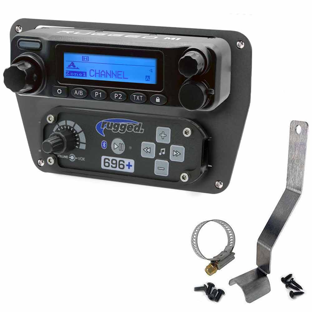 Can-Am Commander and Late Model Maverick Complete Communication Kit with Intercom and 2-Way Radio - Dash Mount