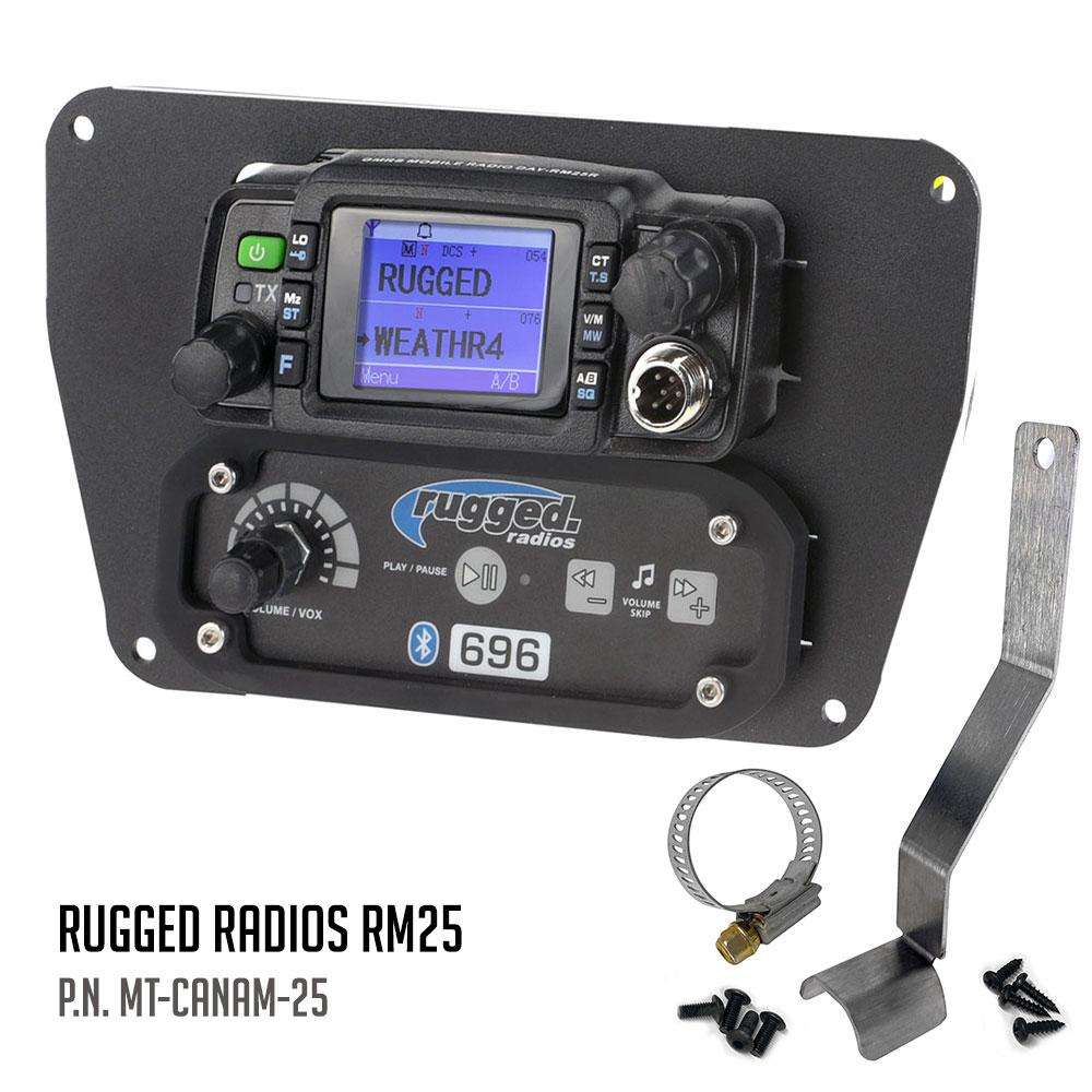 Can-Am Commander Intercom and Radio Mount