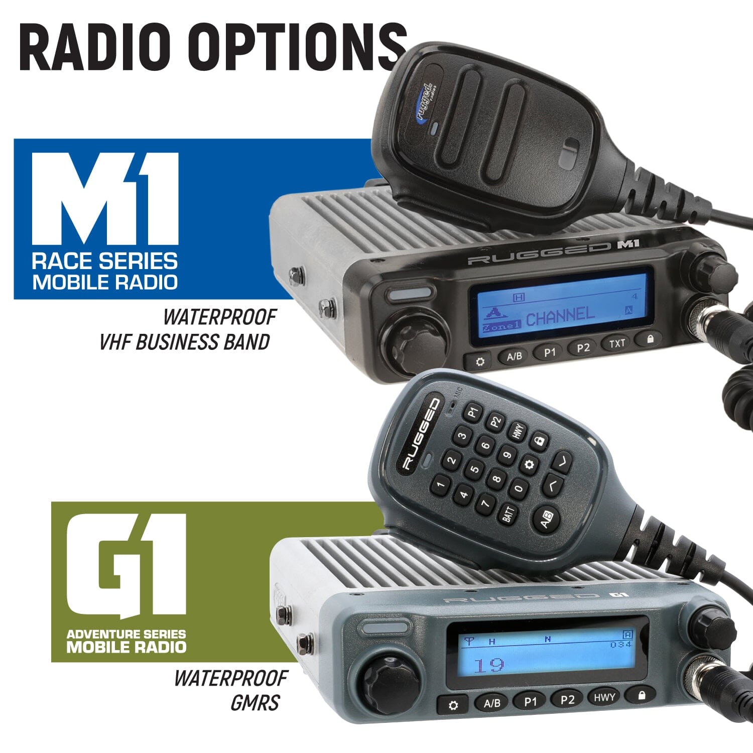 Polaris RZR PRO XP - Turbo R - Pro R - Complete Communication Kit with Intercom and 2-Way Radio