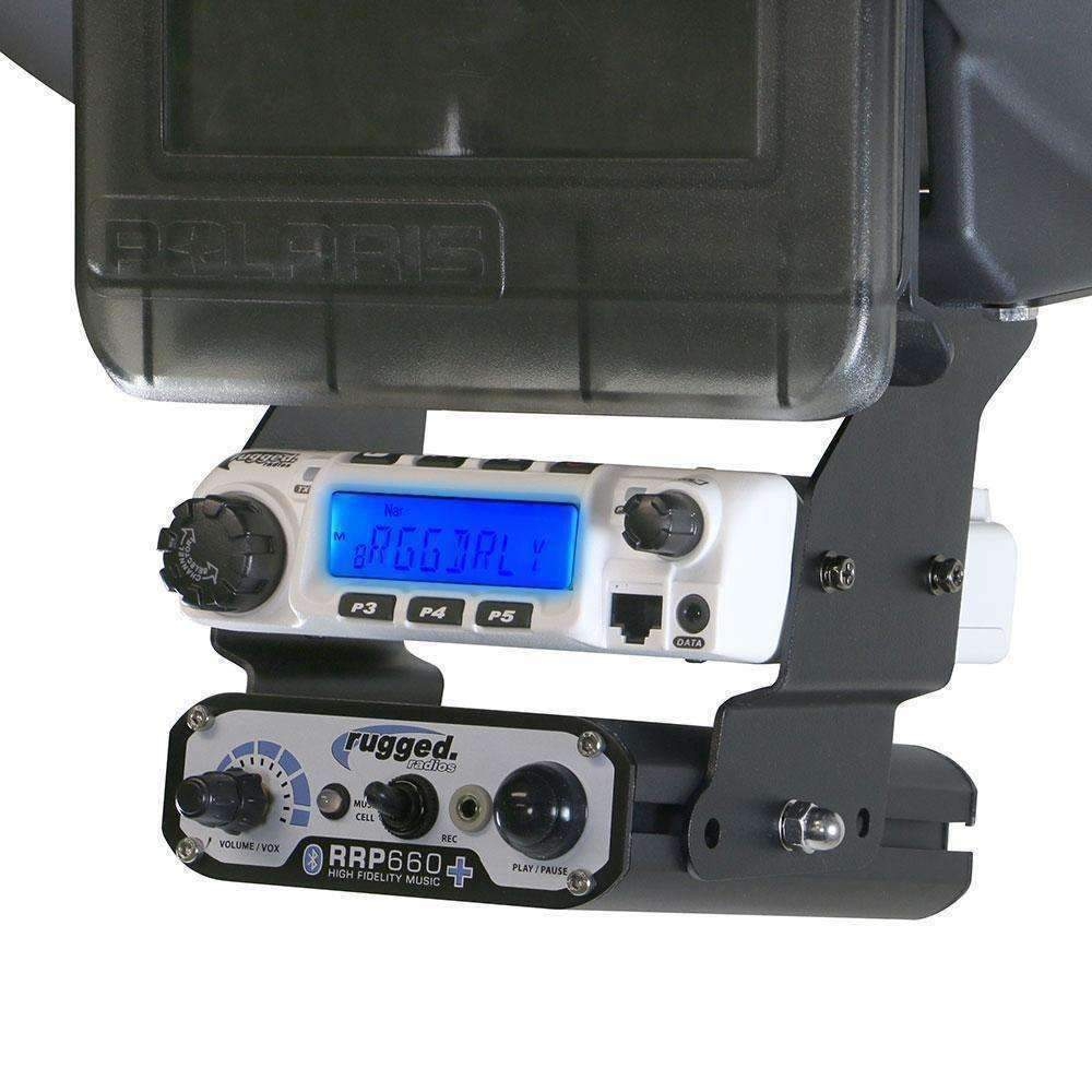 Polaris XP1 Below Dash Mount for M1 / G1 / RM60 / RDM-DB / GMR45 Radio and Rugged Intercom