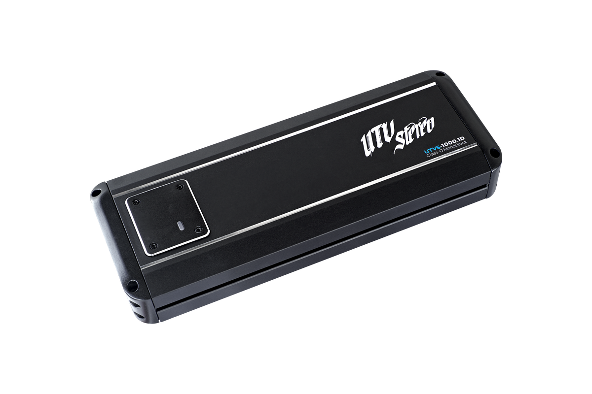 UTV Stereo UTVS-1000 1D Class-D monoblock amplifier in black