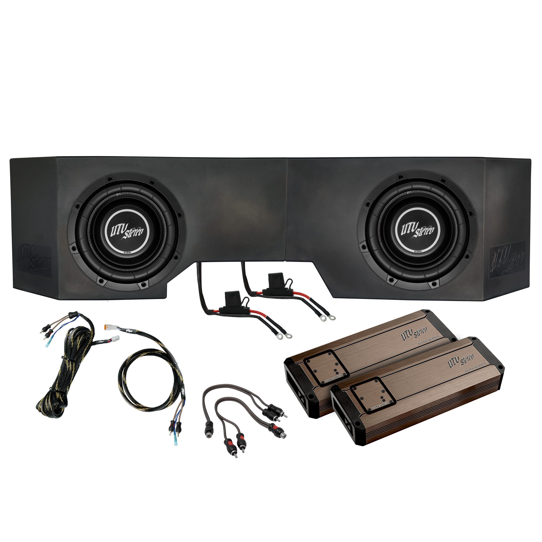 Can-Am® Defender 2400W Dual 10"Subwoofer Kit | UTVS-DEF-SUB-2400-2